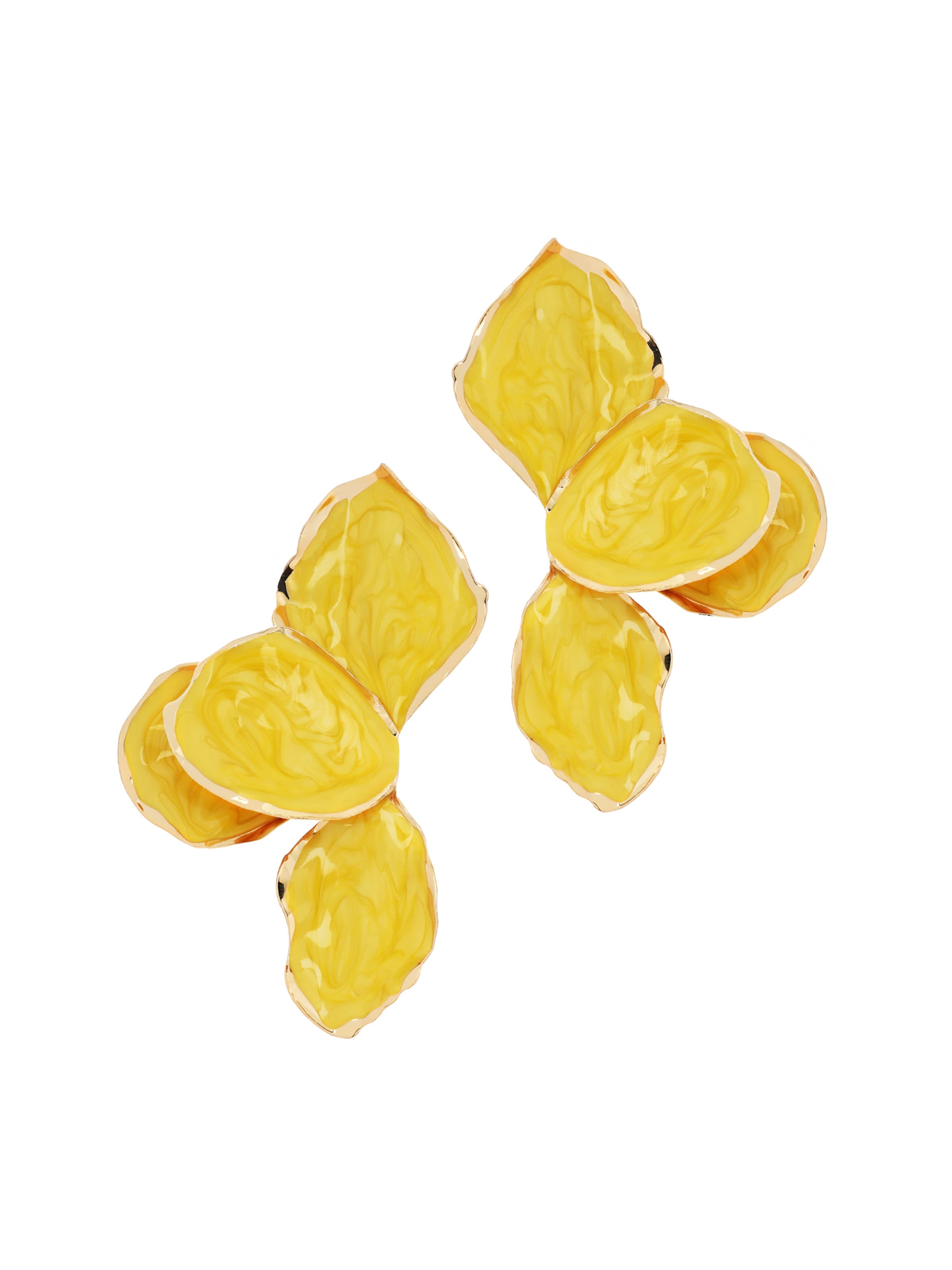 TATUUM - Pendientes en amarillo: frente