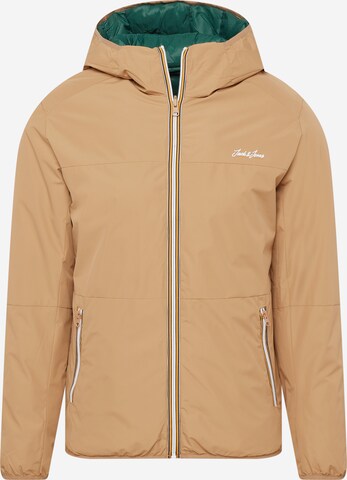 JACK & JONES Winterjas 'PAUL' in Beige: voorkant