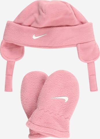 Bonnet Nike Sportswear en rose : devant