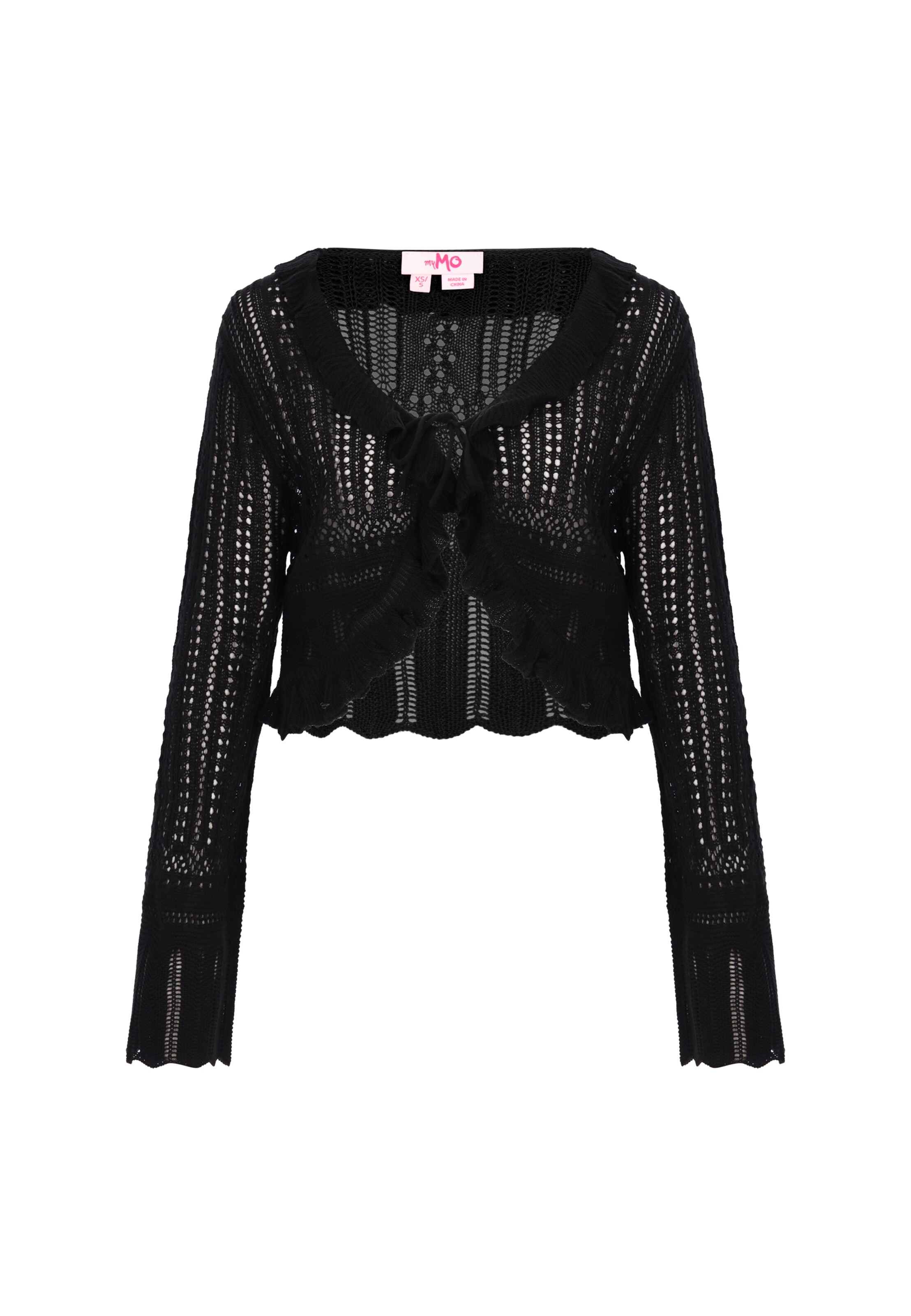 MYMO - Cárdigan 'Young Fashion' en negro: frente