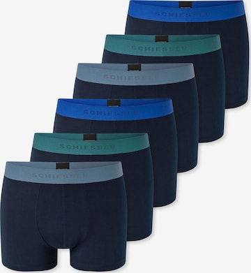 SCHIESSER Boxershorts ' 95/5 ' in Blauw: voorkant