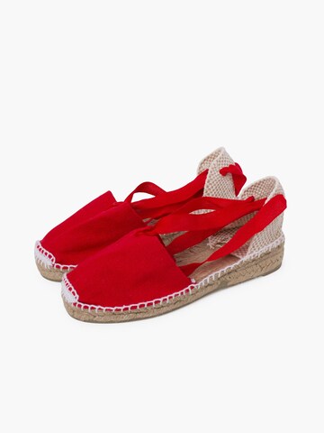 Sandales Pisamonas en rouge