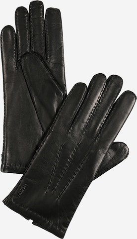 HestraKlasične rukavice 'Mary' - crna boja: prednji dio