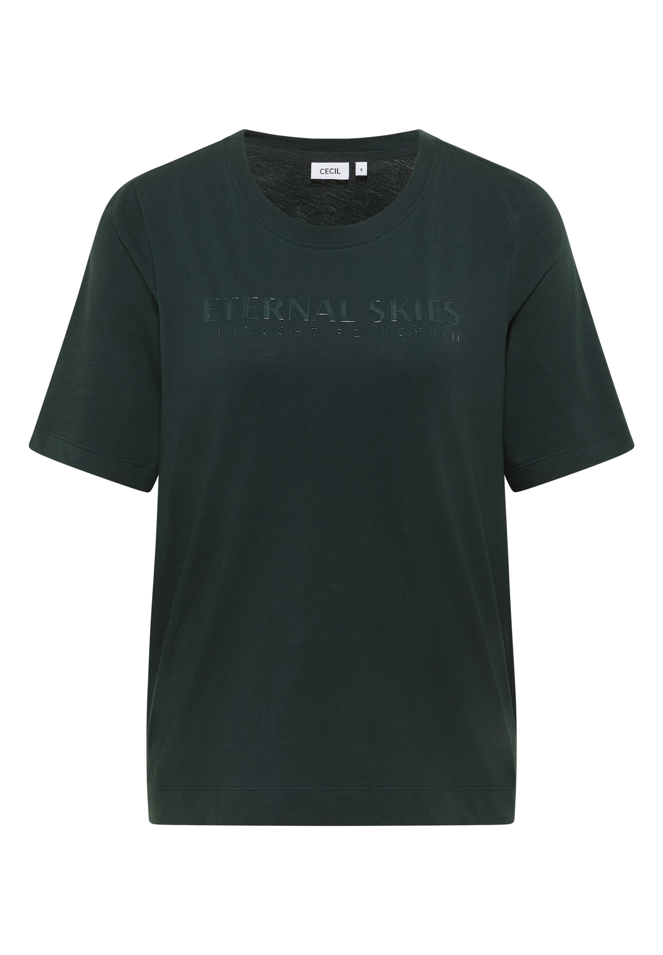 CECIL Shirt 'Eternal Skies' in Green: front