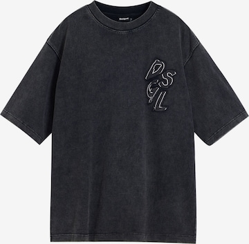 juoda Desigual Marškinėliai: priekis