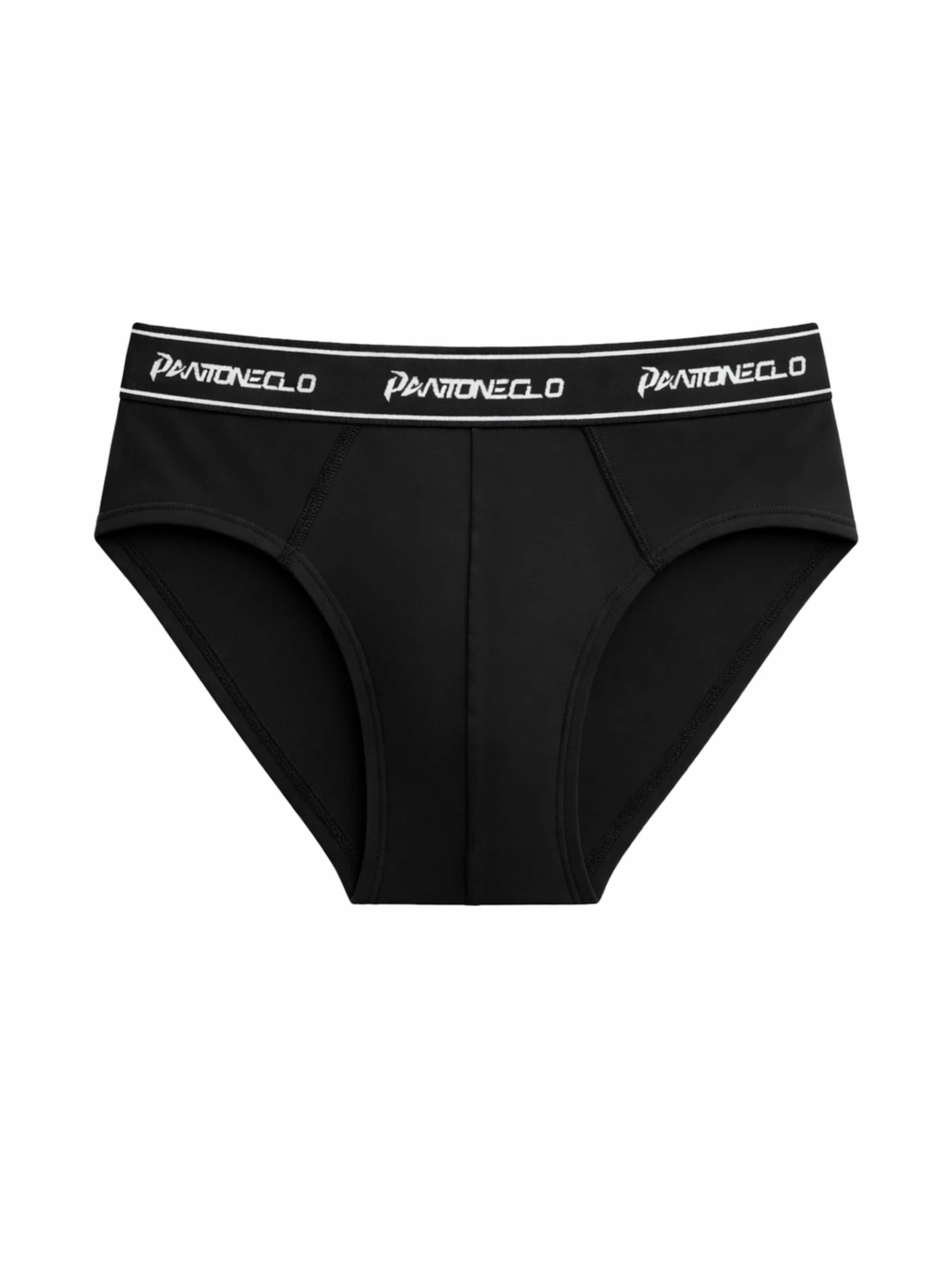 PANTONECLO Slip 'Pantoneclo Men’s Boxer Brief Underwear'‌‌‌‌‌‌‌‌‌ in Schwarz: Vorderseite