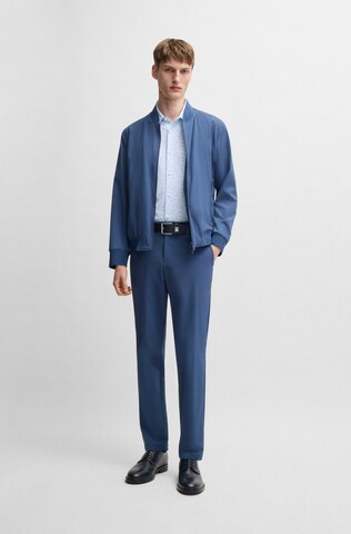 BOSS Slim Fit Hemd 'P-Roan' in Blau