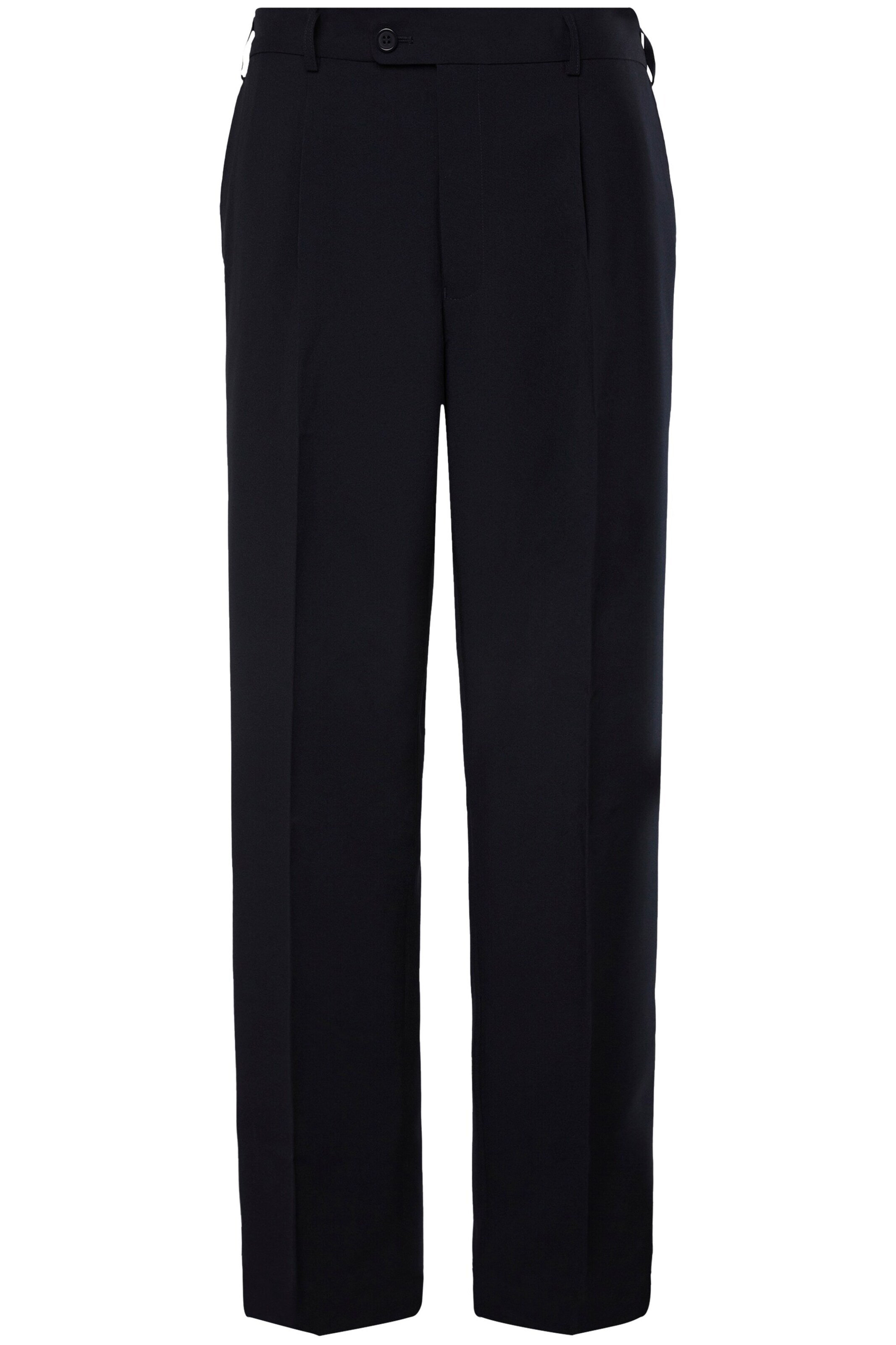 Men Plus Broek in Blauw: voorkant