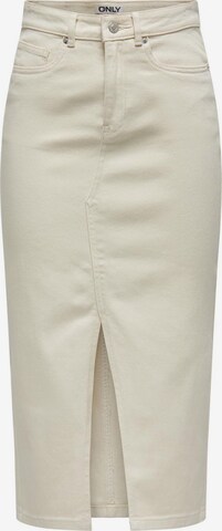 ONLY Skirt in Beige: front