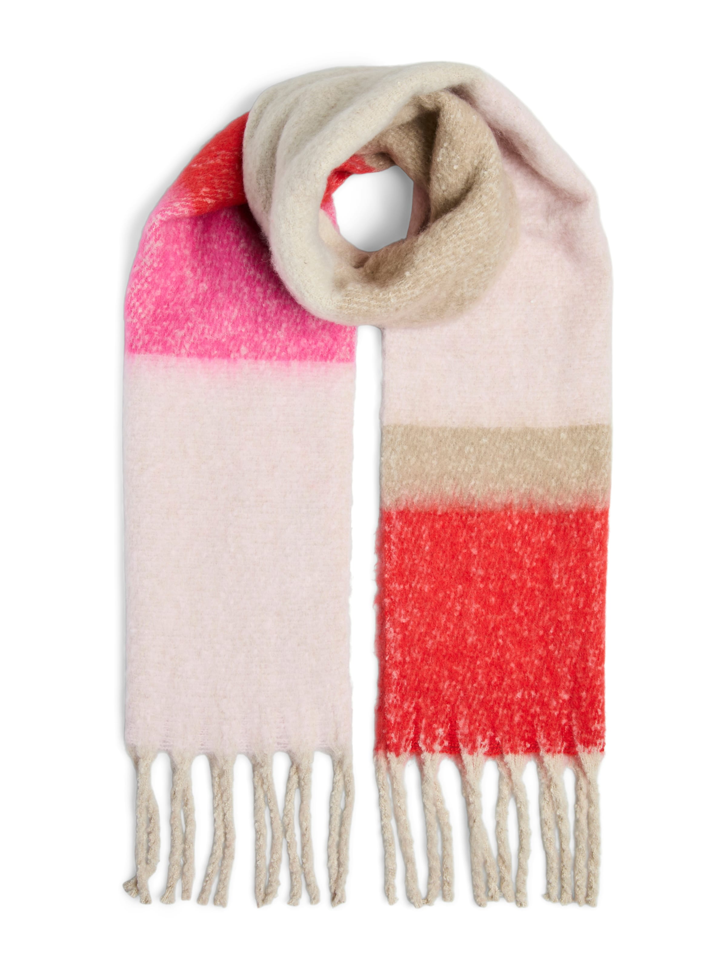 PIECES Шарф &#x27;PCBEA&#x27; в Красный: спереди
