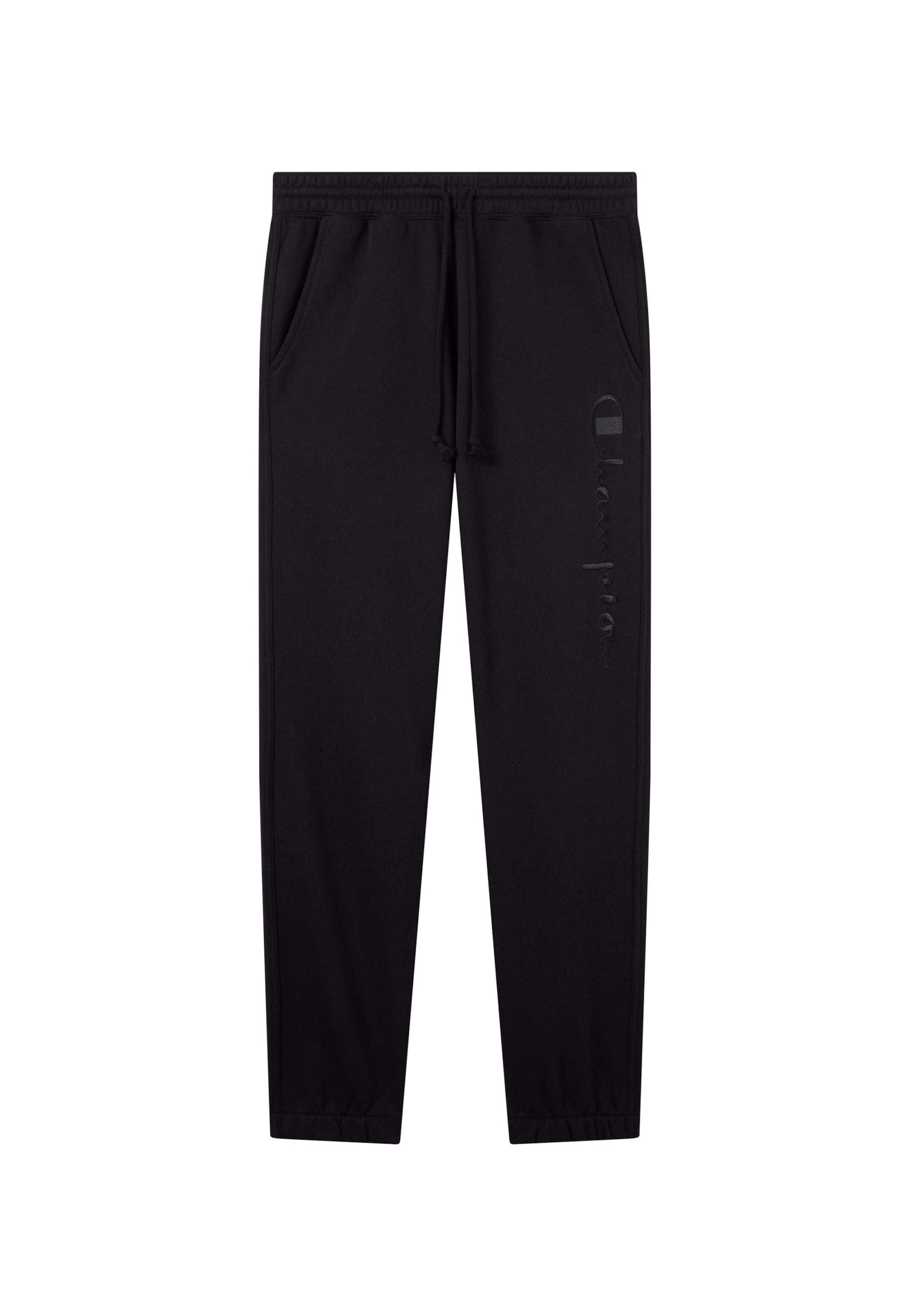 Champion Regular Pants in Black: front
