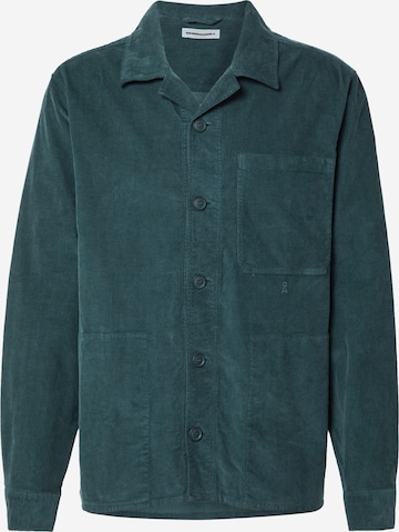 ARMEDANGELS Regular fit Button Up Shirt 'Kordaan' in Green: front