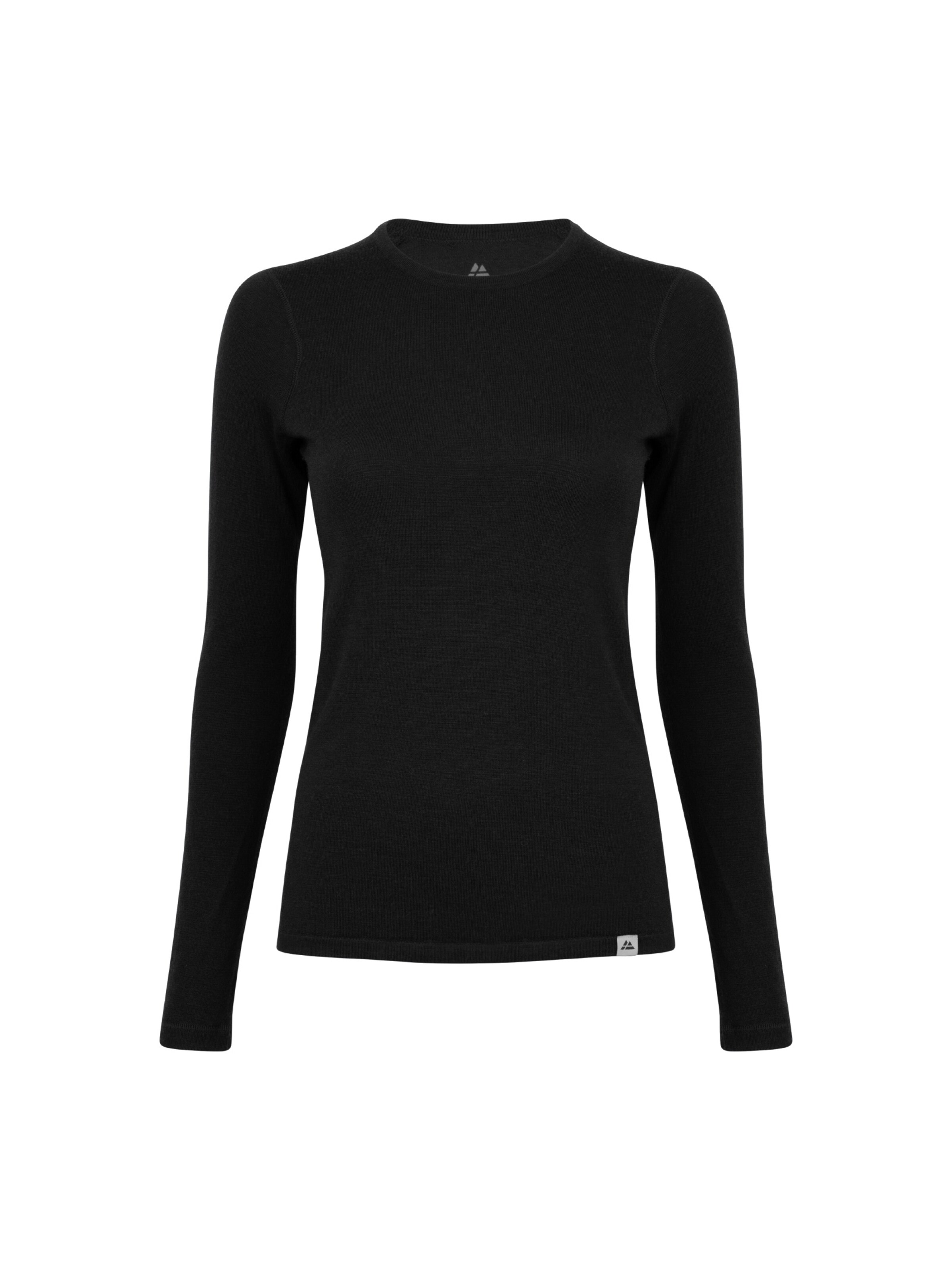 DANISH ENDURANCE Base layer 'Merino' in Black: front