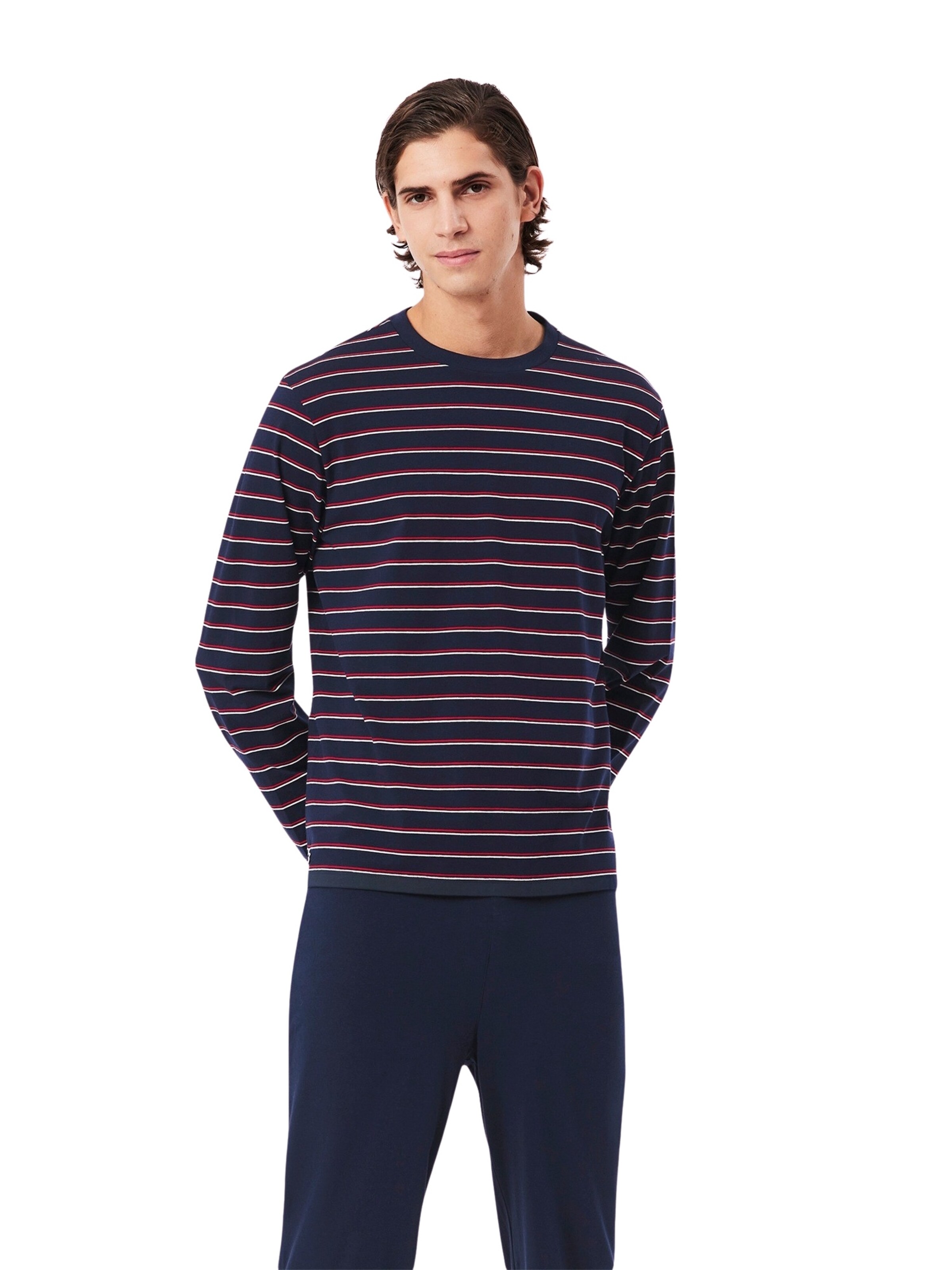 LACOSTE Pyjama lang in Zwart