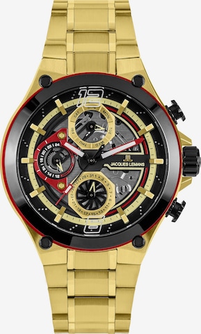 Jacques Lemans Uhr in Gold: Vorderseite