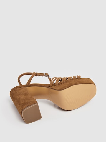 Pepe Jeans Strap Sandals 'Lenny Life' in Brown
