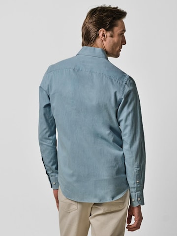 Profuomo Slim fit Button Up Shirt in Blue