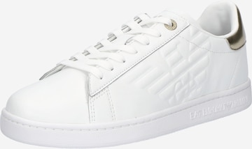 EA7 Emporio Armani Platform trainers in White: front