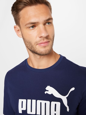mėlyna PUMA Sportiniai marškinėliai 'Essential'