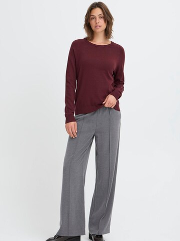 Oxmo Trui ' OXBMMNORA RAGLAN JUMPER ' in Rood
