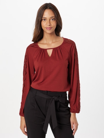 ABOUT YOU Shirt 'Jeanina' in Rood: voorkant