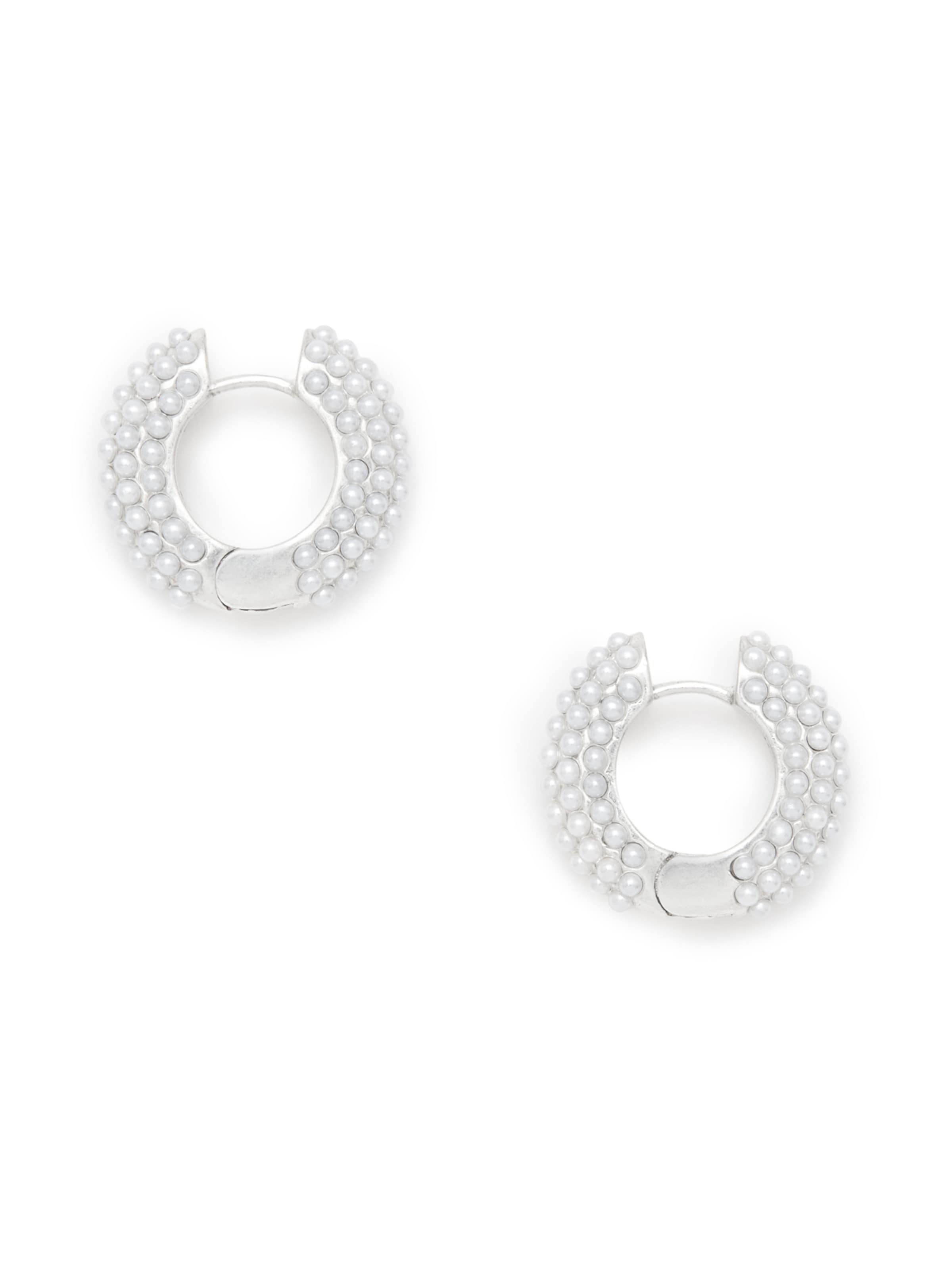 AllSaints Náušnice - Strieborná: predná strana