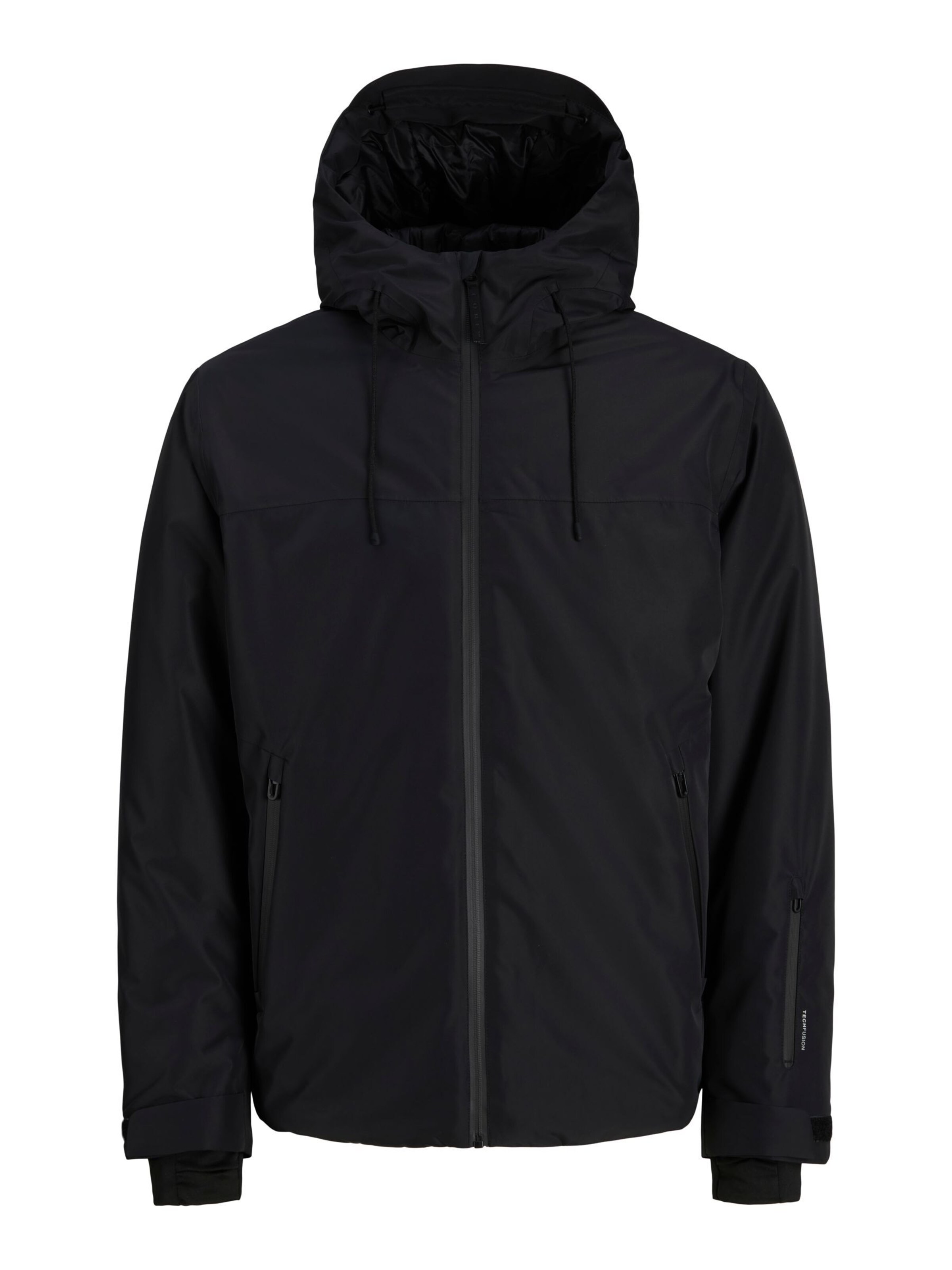 JACK & JONES Veste mi-saison en L en noir, Vue avec produit