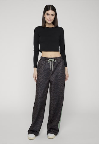 OH APRIL Wide leg Broek 'Kael' in Lila