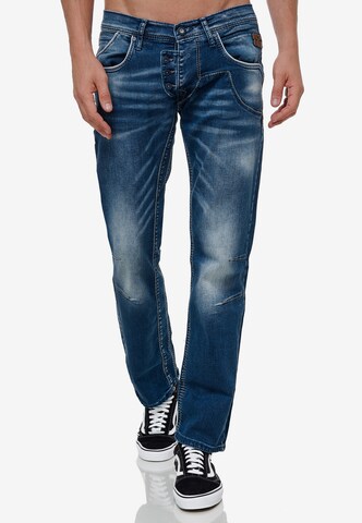 Rusty Neal Regular Jeans 'RUBEN 42' in Blauw: voorkant