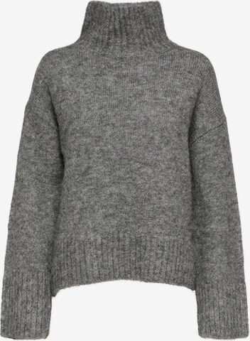 Pull-over SELECTED FEMME en gris : devant