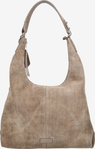 Burkely Handbag in Grey: front