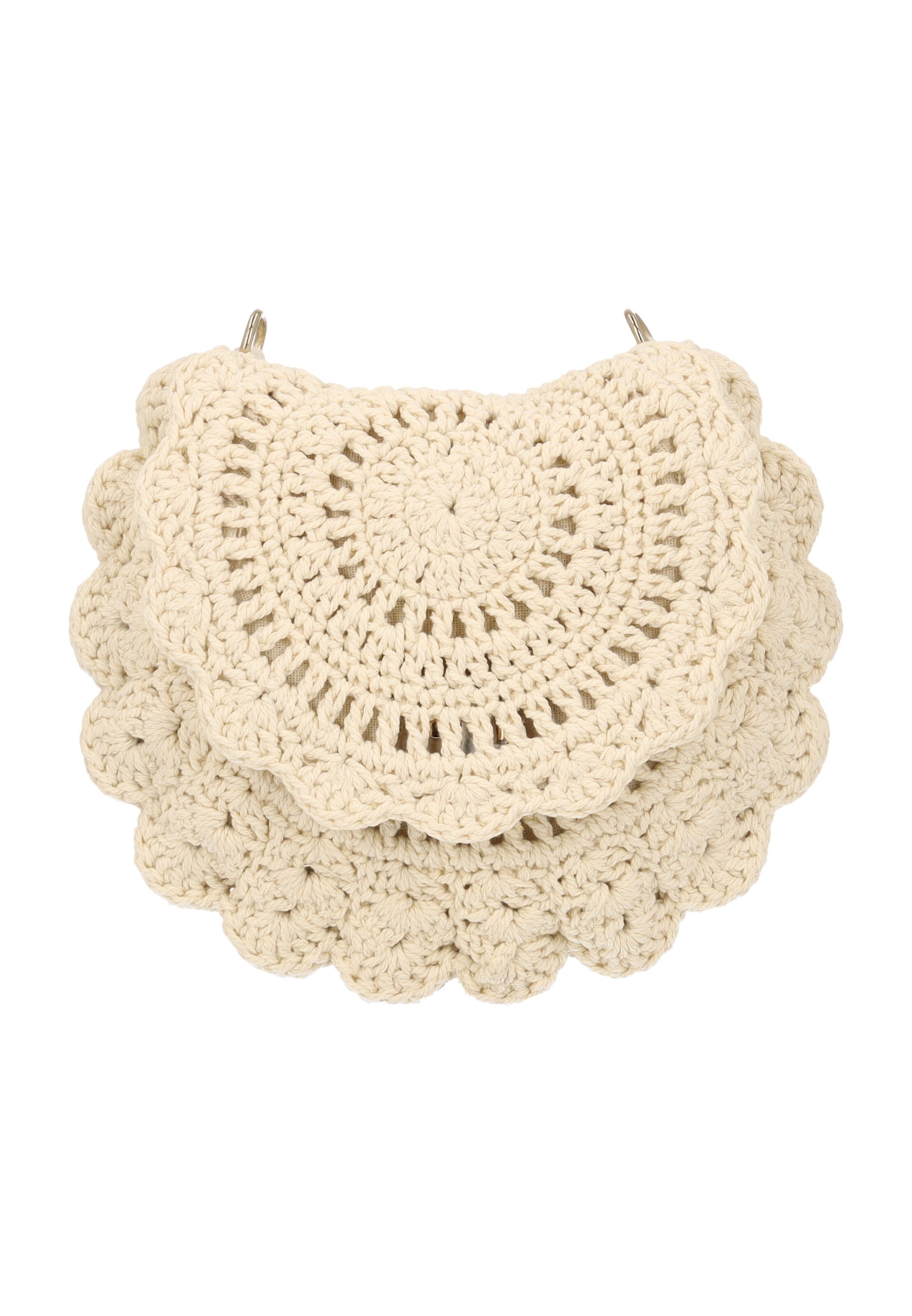 usha FESTIVAL Schoudertas in Beige: voorkant