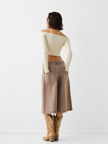 Cardigan Bershka en beige