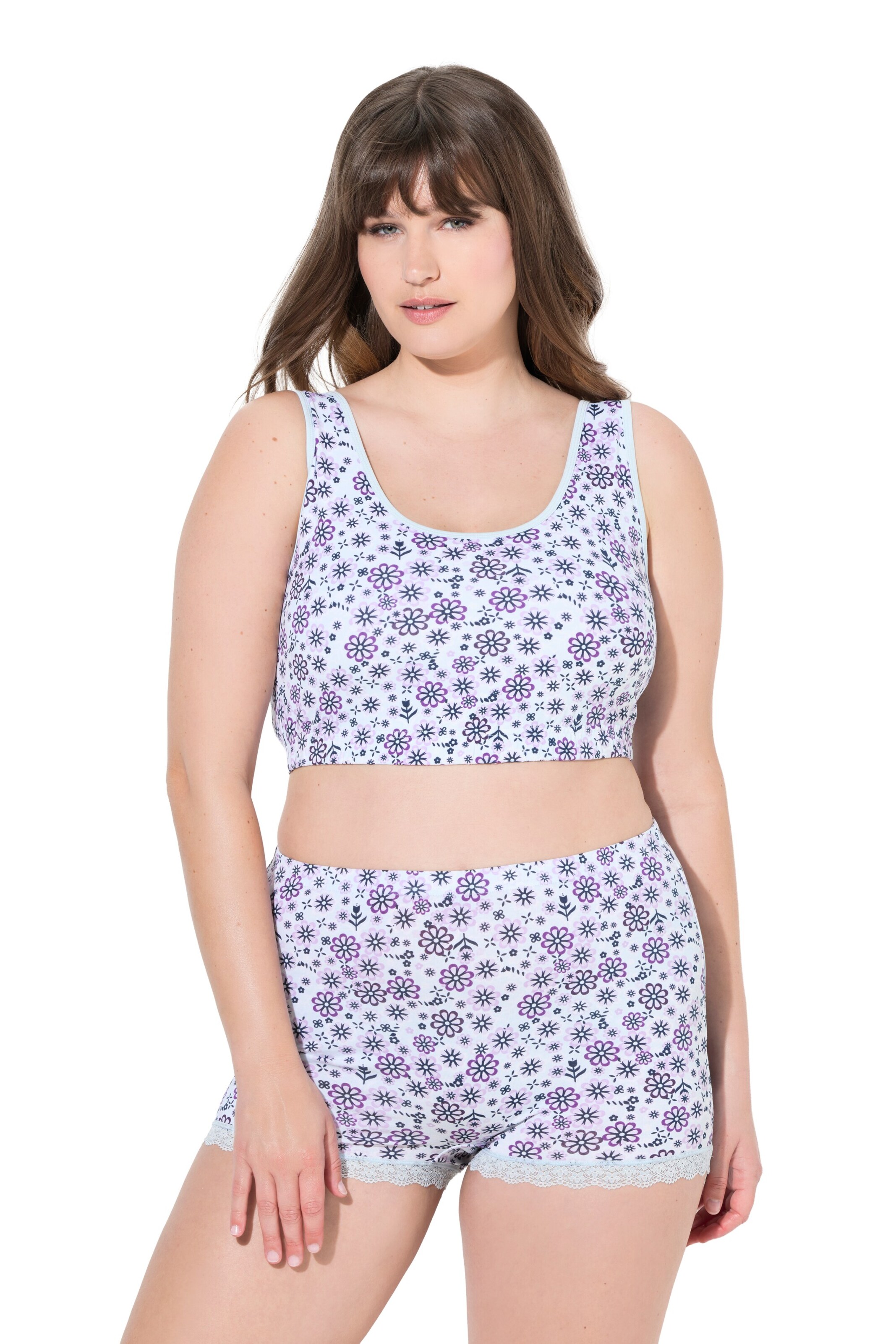 Ulla Popken Broekje in Gemengde kleuren: voorkant