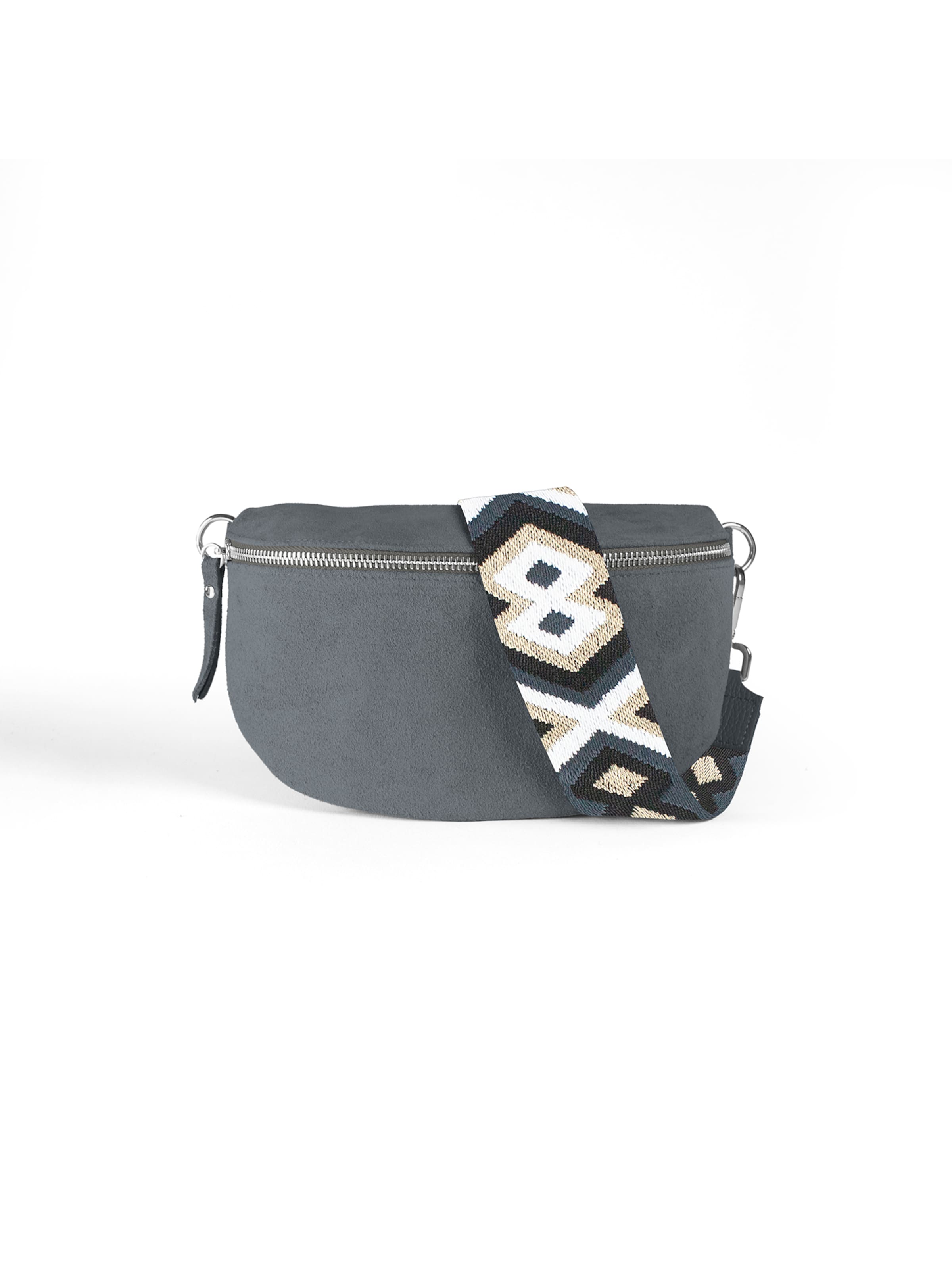 lePelou Gürteltasche 'ONDA medium'‌‌‌‌ in Grau: Vorderseite