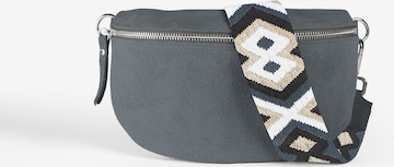 lePelou Gürteltasche 'ONDA medium' in Grau: Vorderseite
