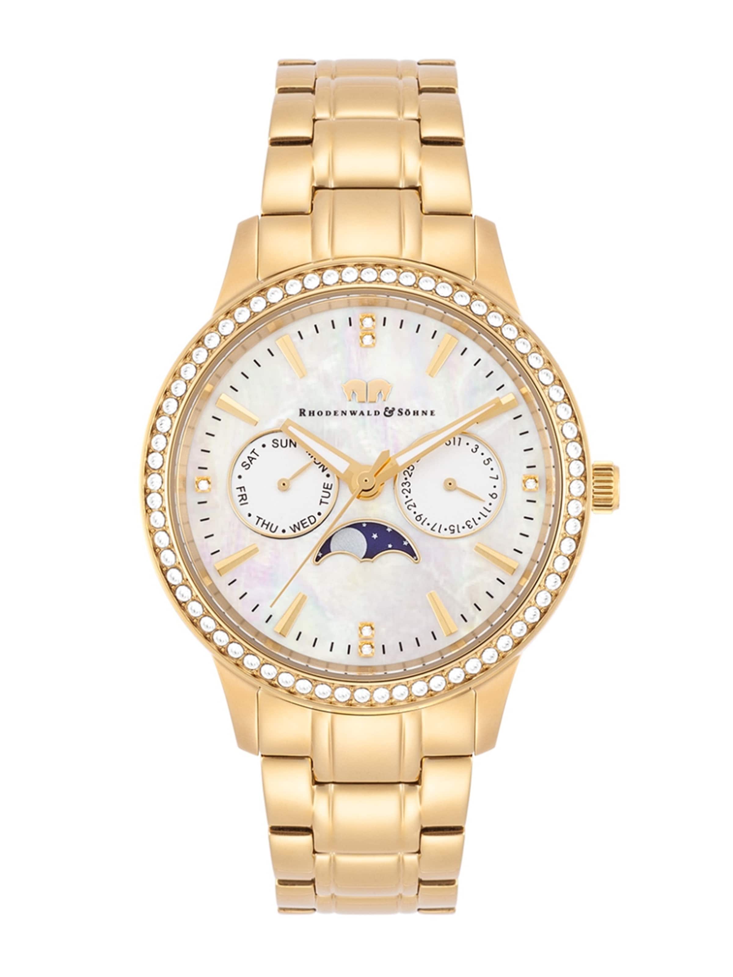 Montre à affichage analogique Rhodenwald & Söhne en or : devant