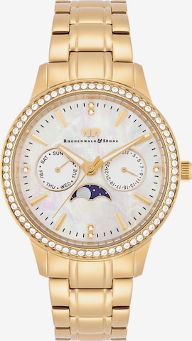 Montre à affichage analogique Rhodenwald & Söhne en or : devant