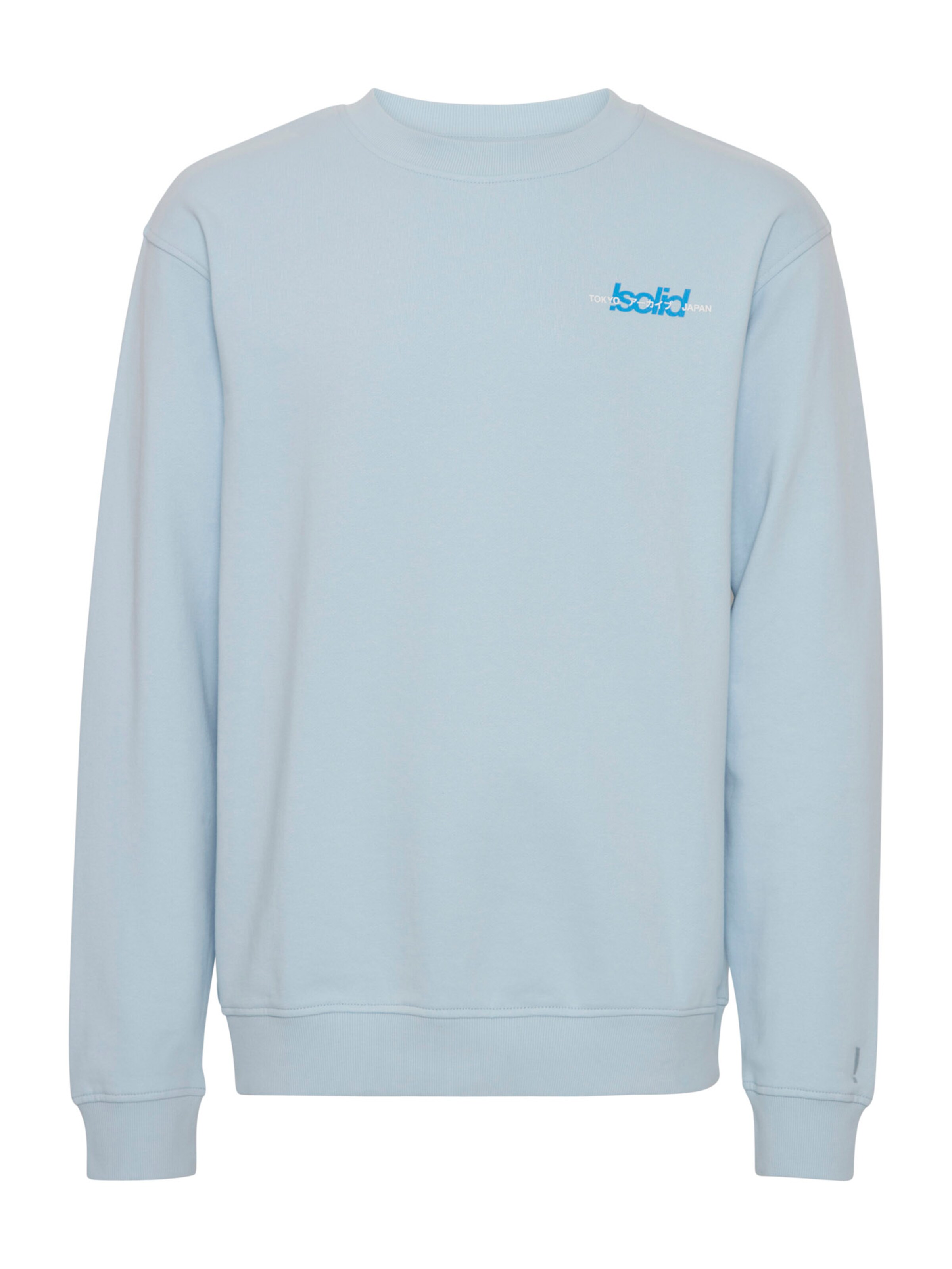 !Solid Sweatshirt in Blau: Vorderseite