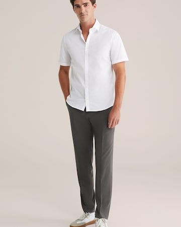 WE Fashion Slim Fit Hemd in Weiß