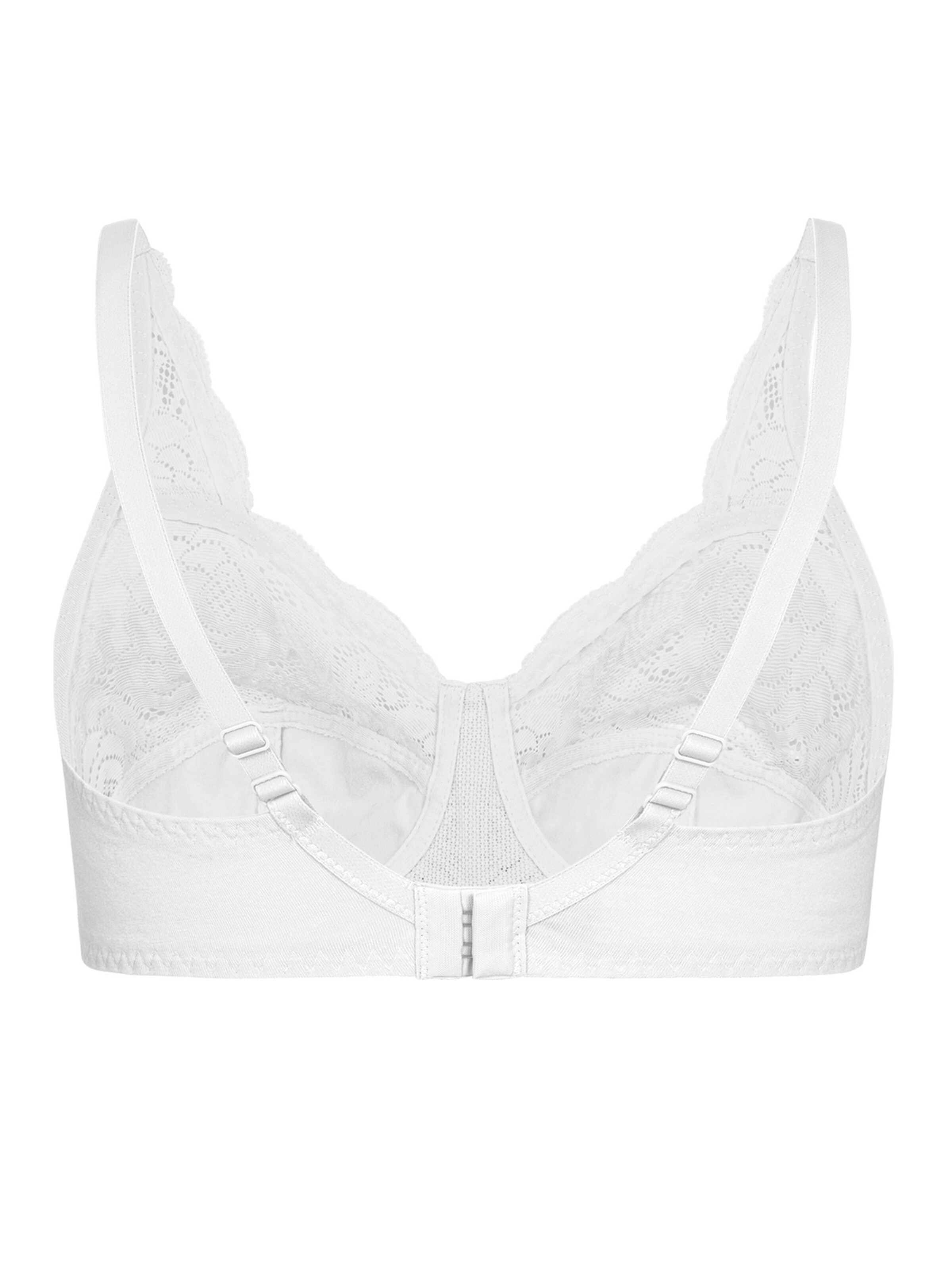 Erlich Textil - Soutien de tecido Soutien 'Paula' em branco