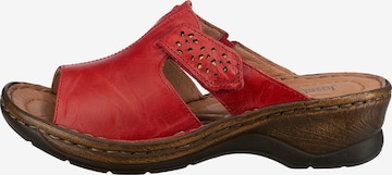 JOSEF SEIBEL Mules in Red: front