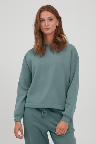 b.young Sweatshirt in Groen: voorkant