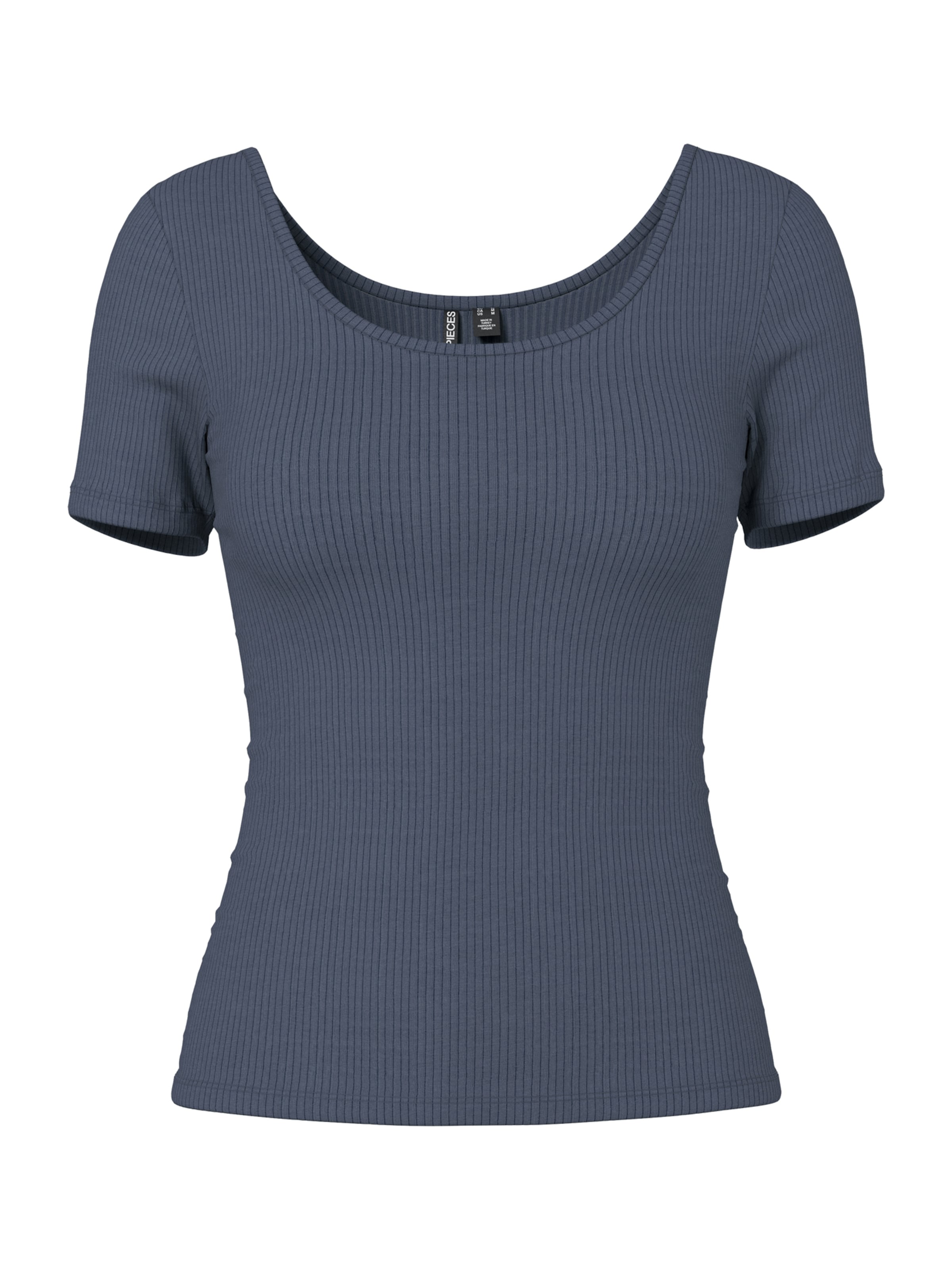 Tricou 'PCKITTE' de la PIECES pe albastru: față