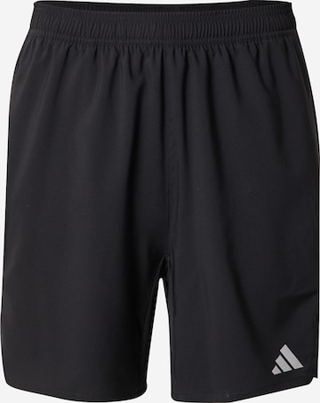 ADIDAS PERFORMANCE Regular Sports trousers 'Hiit Workout 3-stripes' in Black: front