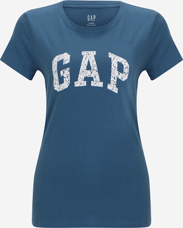 Gap Petite Shirt in Blauw: voorkant