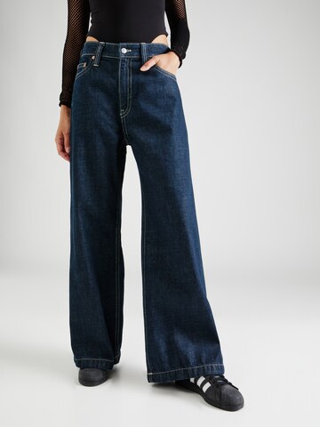 WEEKDAY Wide Leg Jeans 'Duchess' i blå: forside