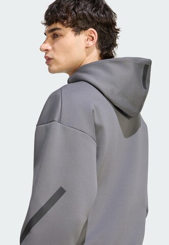 Giacca di felpa sportiva 'Z.N.E.' di ADIDAS SPORTSWEAR in grigio