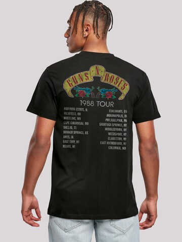 T-Shirt 'Guns N' Roses Skull Rock Band Merch' F4NT4STIC en noir