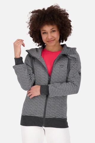 Alife and Kickin Sweatjacke 'YasminAK' in Grau: Vorderseite